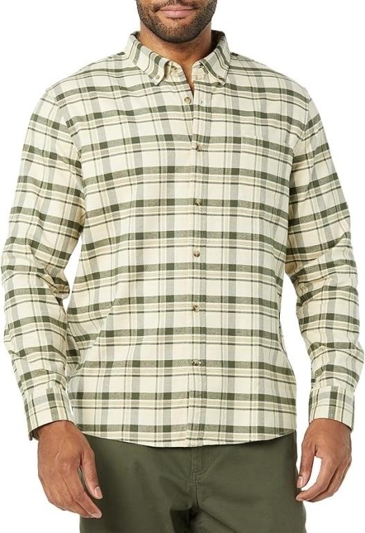 SMALL - Goodthreads Mens Slim-fit Long-Sleeve Stre