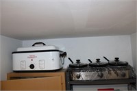 Roaster Oven  & Buffet 3 Pot Slow Cooker