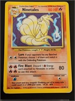 1999 Pokemon Base Holo Ninetales 12/102