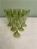 MCM GREEN HANDBLOWN GLASSES