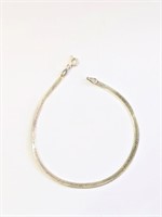 .925 Silver 7" Bracelet   H