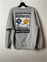 Vintage Broncos Packers Super Bowl Nike Crewneck