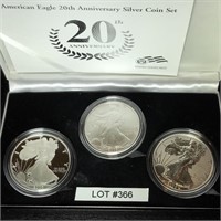 2006 Silver American Eagle 20th Coin Set