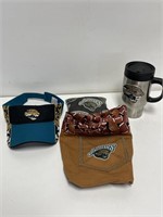 Jacksonville Jaguars Visor,Weighted Chair Pouch