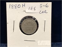 1880H Can Silver Ten Cent Piece  G6