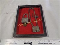 Vintage Locks in Riker Case