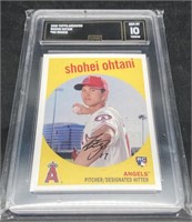 (DE) Shohei Ohtani 2018 Topps archives graded