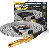 SEALED-Bionic Steel Pro Metal Garden Hose 100ft, R