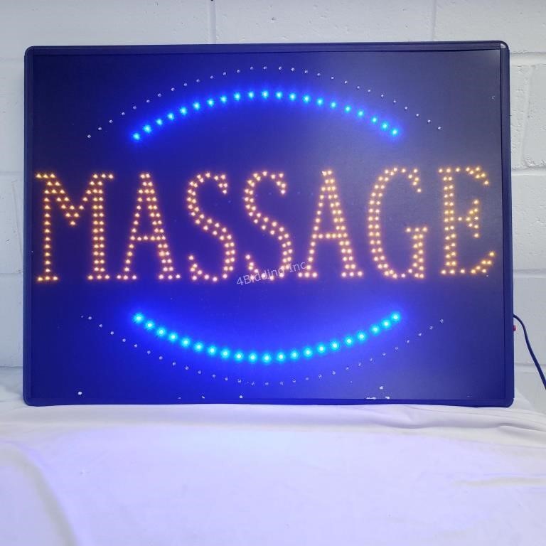 Massage LED sign    - QS