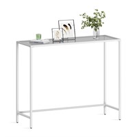 VASAGLE 39.4 Inches Console, Modern Tempered Glass