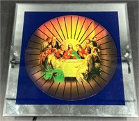 Vintage Last Supper Psychedelic Spinning Wall Art