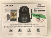D-Link Pan & Tilt Network Camera - Untested