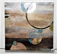Abstract Textured Print on Canvas