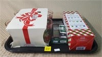 Holiday Presents Wine Charm Tree w/ Box,