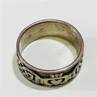 Sterling Silver Celtic Ring (Size 8)