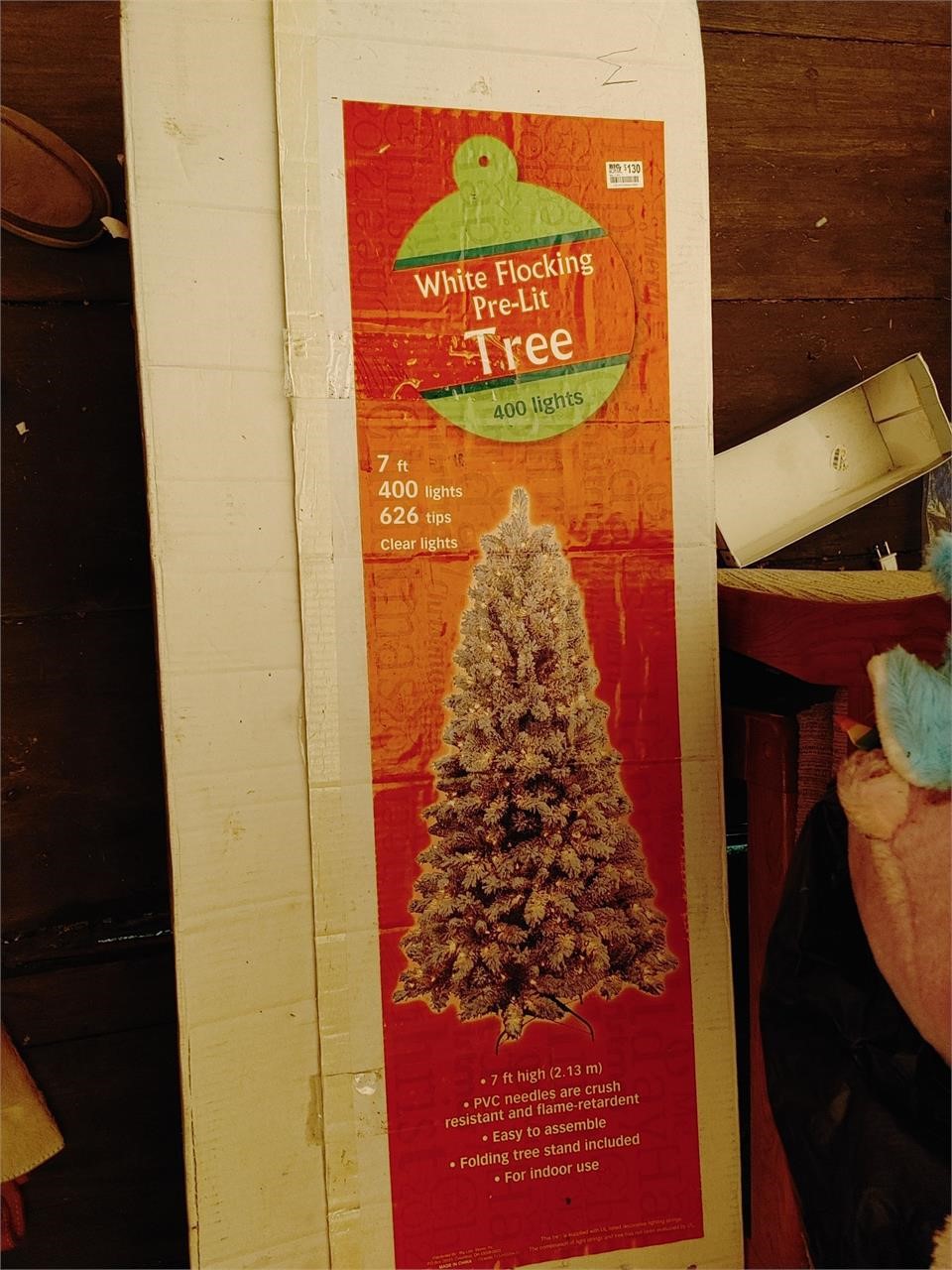 7 foot pre-lit tree