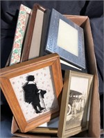 Box of small picture frames 10 pieces