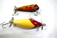 Pair Signed Bob Snider Lures