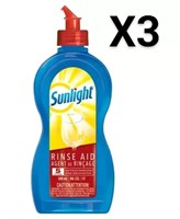 Lot of 3 Sunlight Rinse Aid 500ml