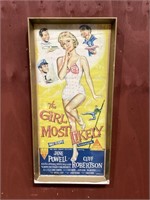 Original Framed 1958 Movie Theatre Poster #11