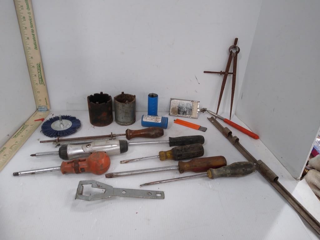 Screwdrivers Drill Bits Mirror & More