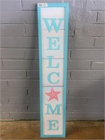 Welcome Sign 48in X 9.5in