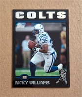 2004 Topps Ricky Williams Black Parallel 95/150