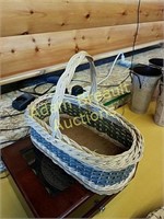 7 x 12 oval hand woven basket