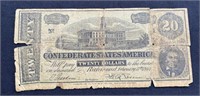 $20 Confederate Hickory, NC Advertising Note