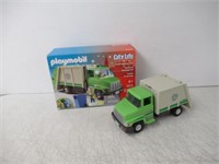 "As Is" Playmobil Green Recycling Truck