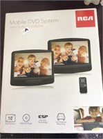 Rca Mobile Dvd System, Dual Screens, New
