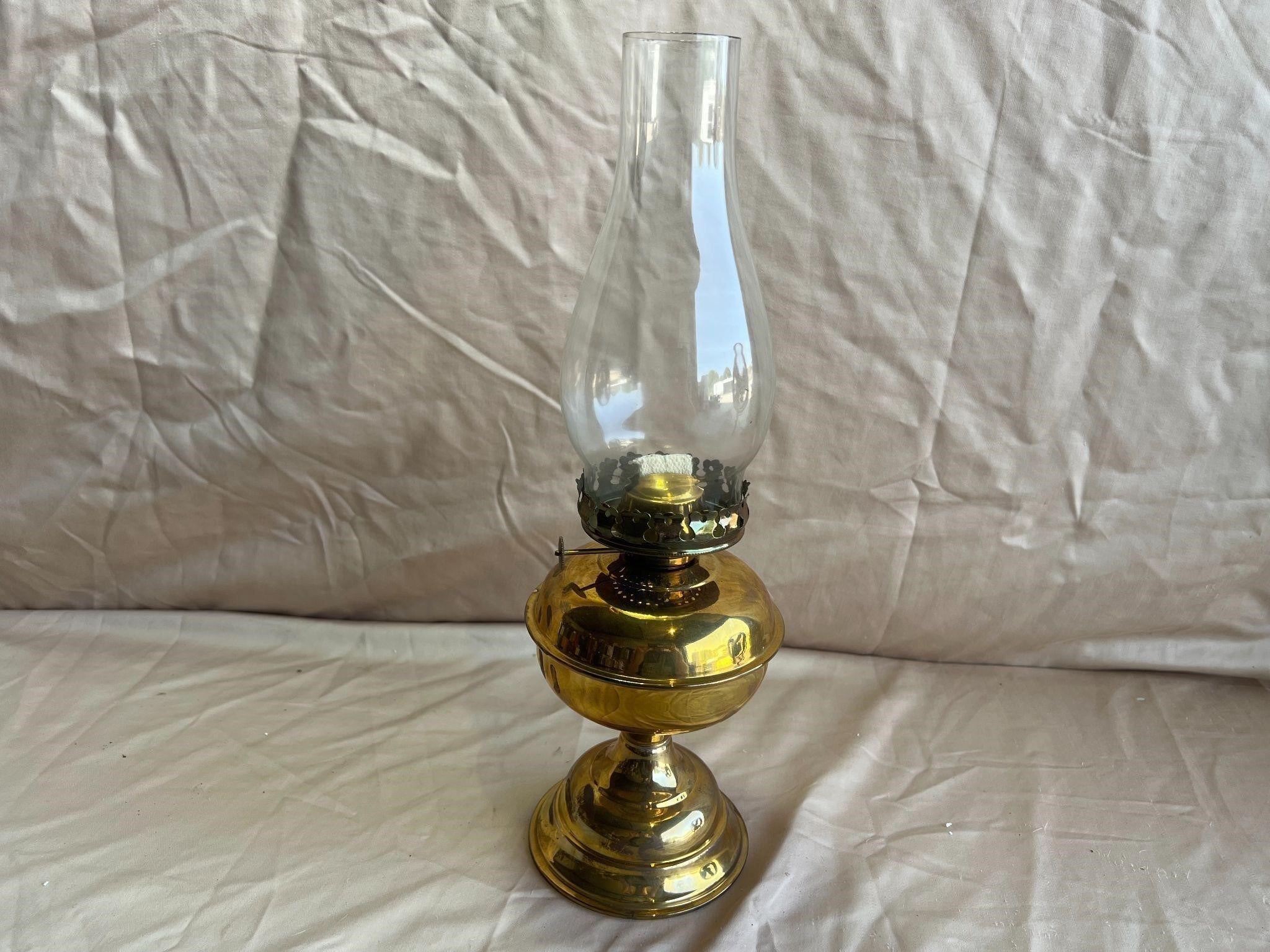 Brass Oil Lamp