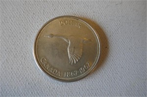 1867 - 1967 Silver Dollar
