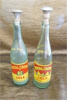 Pair of Vintage RC Cola Bottles