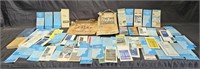 Large group of vintage maps of California,