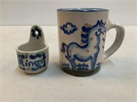 Hadley Pottery Ring Holder & Mug