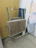 TV trays w/roller cart/table