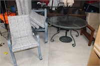 Patio Set (4 chairs and table with umbrella)