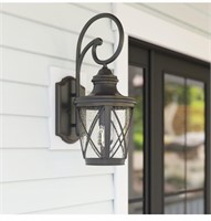 allen + roth Castine 1-Light 20.38-in H Bronze