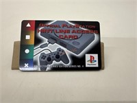 Vintage official PlayStation Hint Line access card