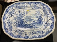 Oriental Transferware Platter