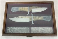 The American Frontiersman Cased Knife Set