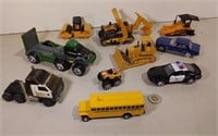 Lot Of Diecast Toys Police  Construction