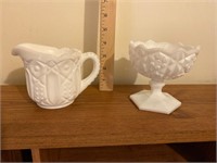 Kemple Milk Glass