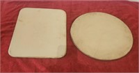 Pampered Chef 15" StoneWare Pizza Pan, and 12×15