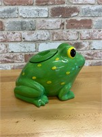 Smiling Frog Cookie Jar