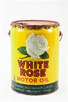 WHITE ROSE HEAVY DUTY MOTOR OIL FIVE GALLON PAIL