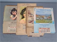 Lot Of Vintage Calendars