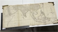 Rare antique map map, 28 eastern ocean bay of