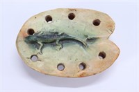 Weller Muskota Salamander Pottery Flower Frog